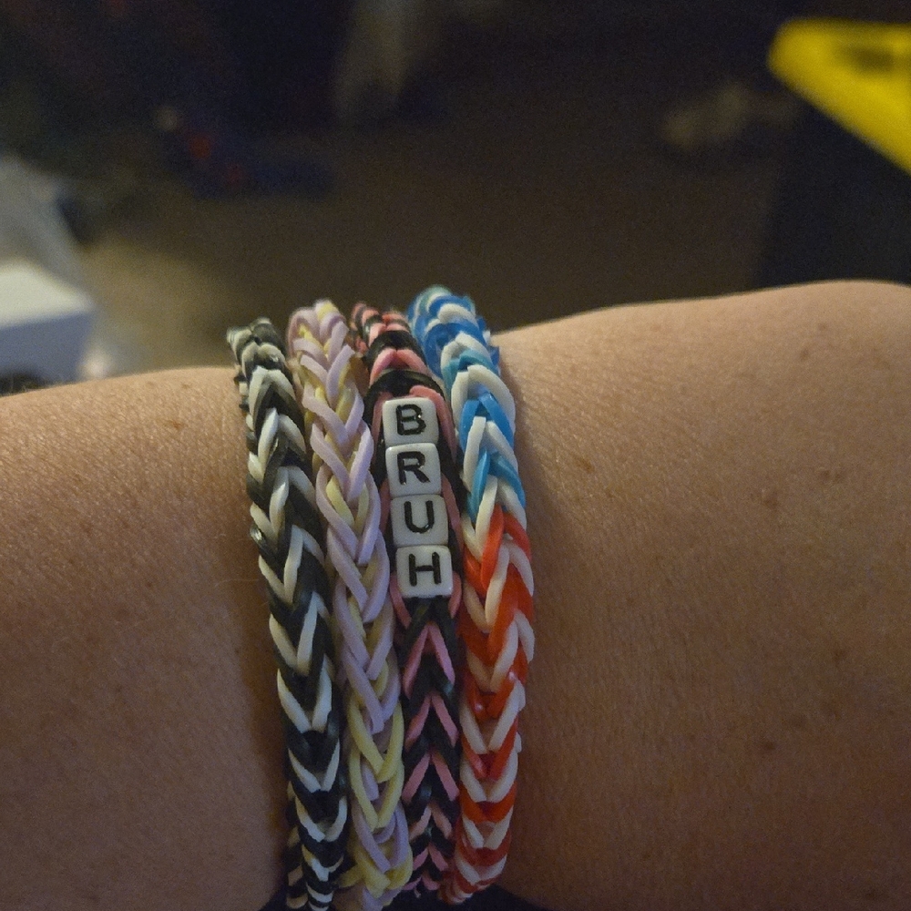 Colorful Rainbow loom Bracelets